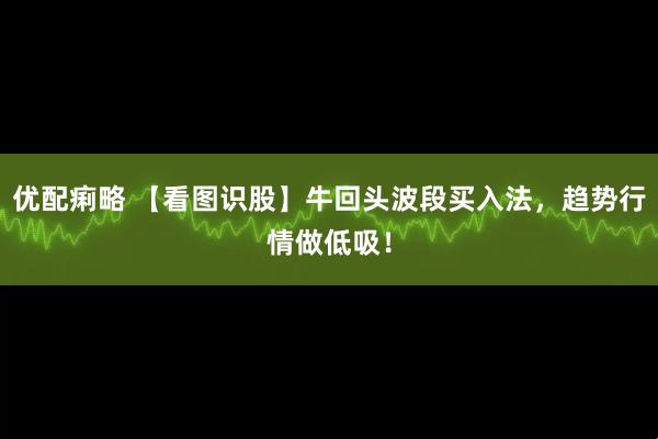 优配痢略 【看图识股】牛回头波段买入法，趋势行情做低吸！